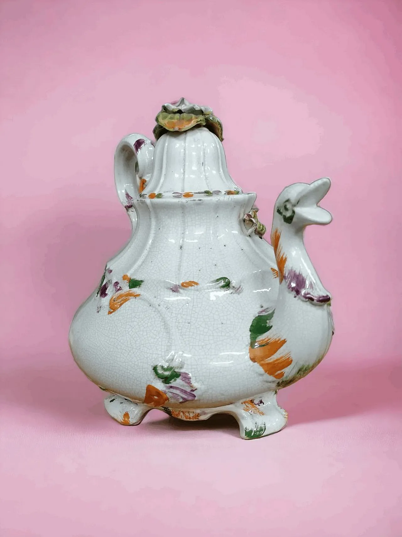 Teiera Bassano in ceramica, anni '50 2