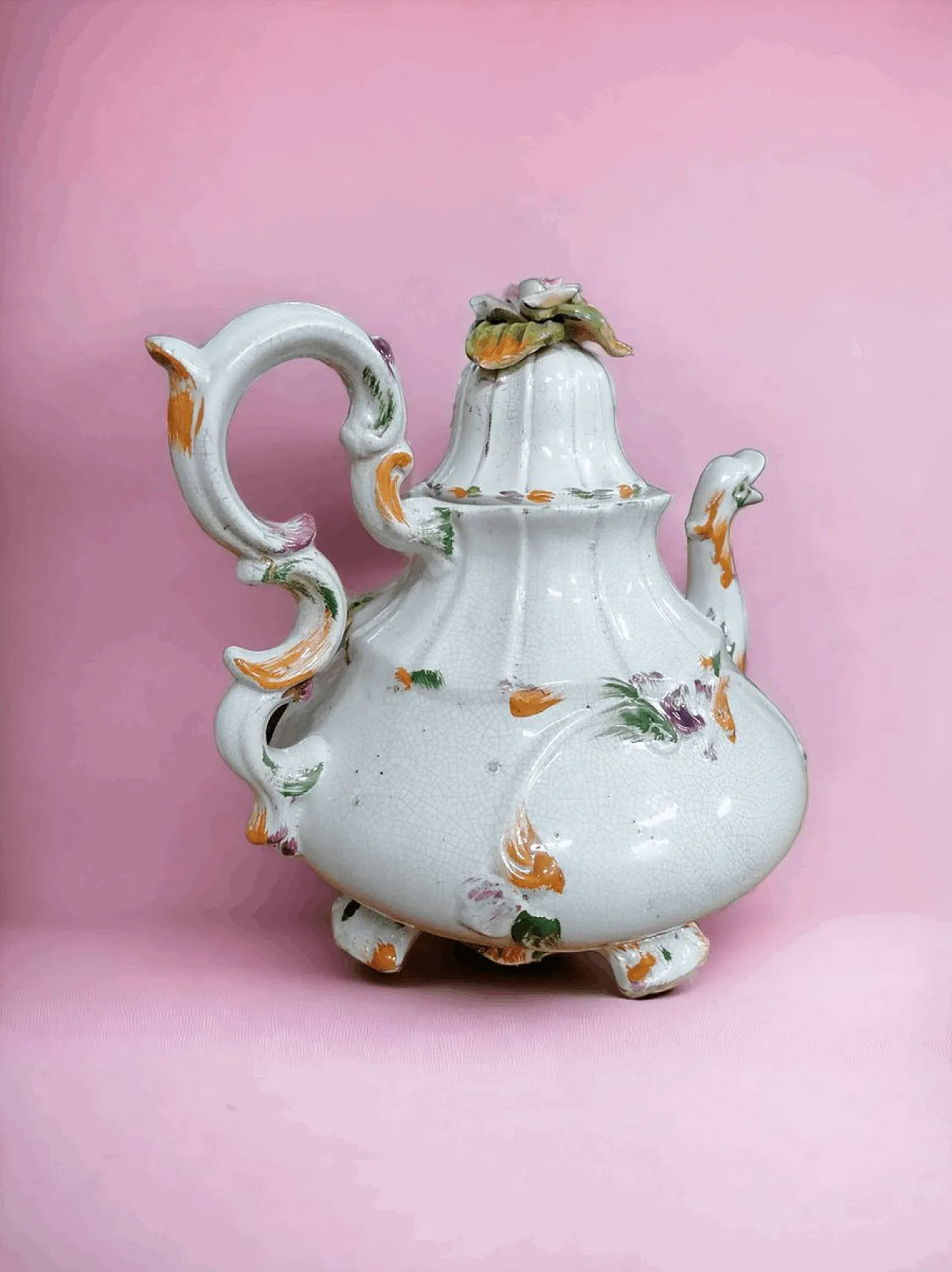 Teiera Bassano in ceramica, anni '50 4