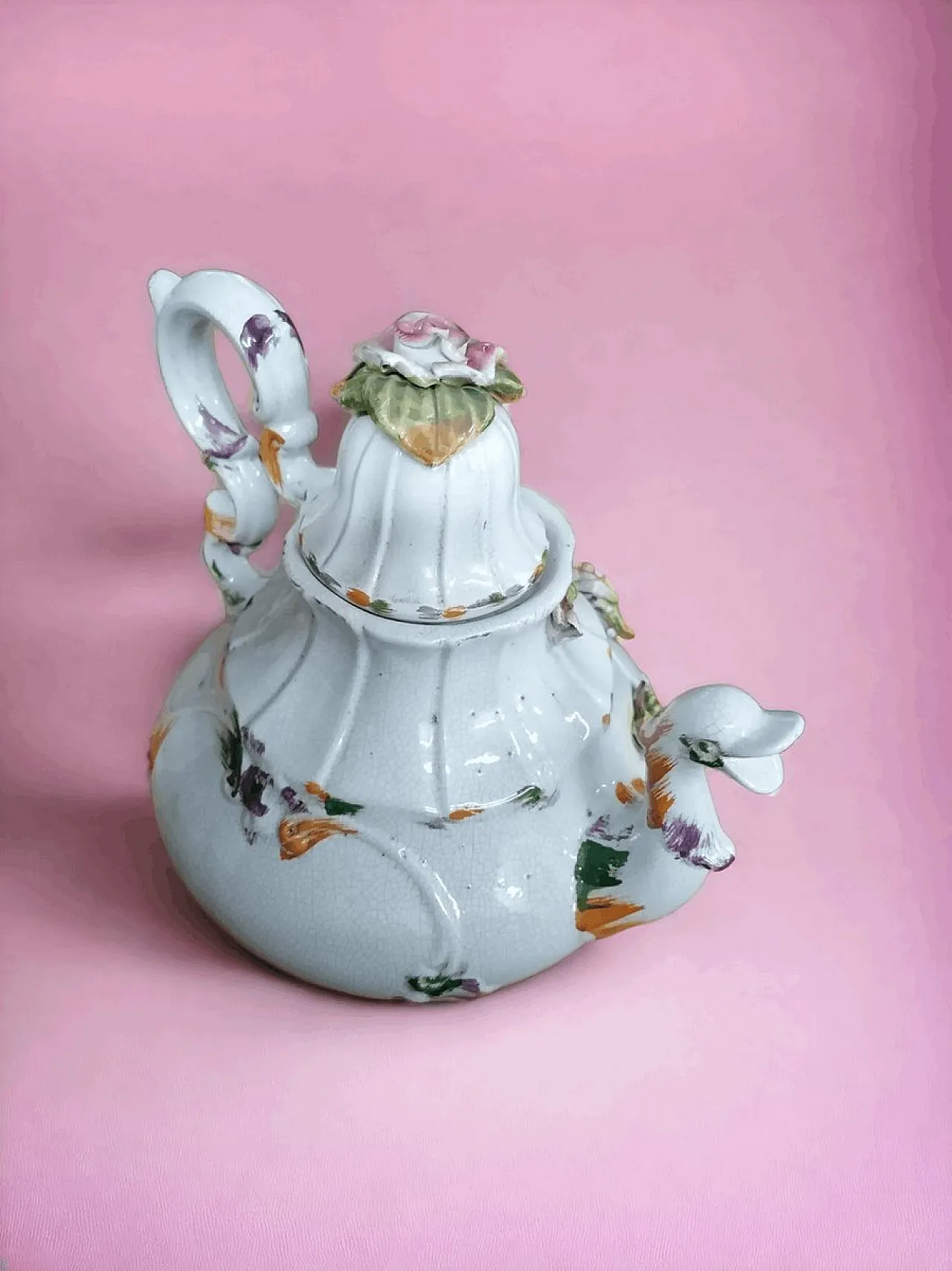 Teiera Bassano in ceramica, anni '50 7