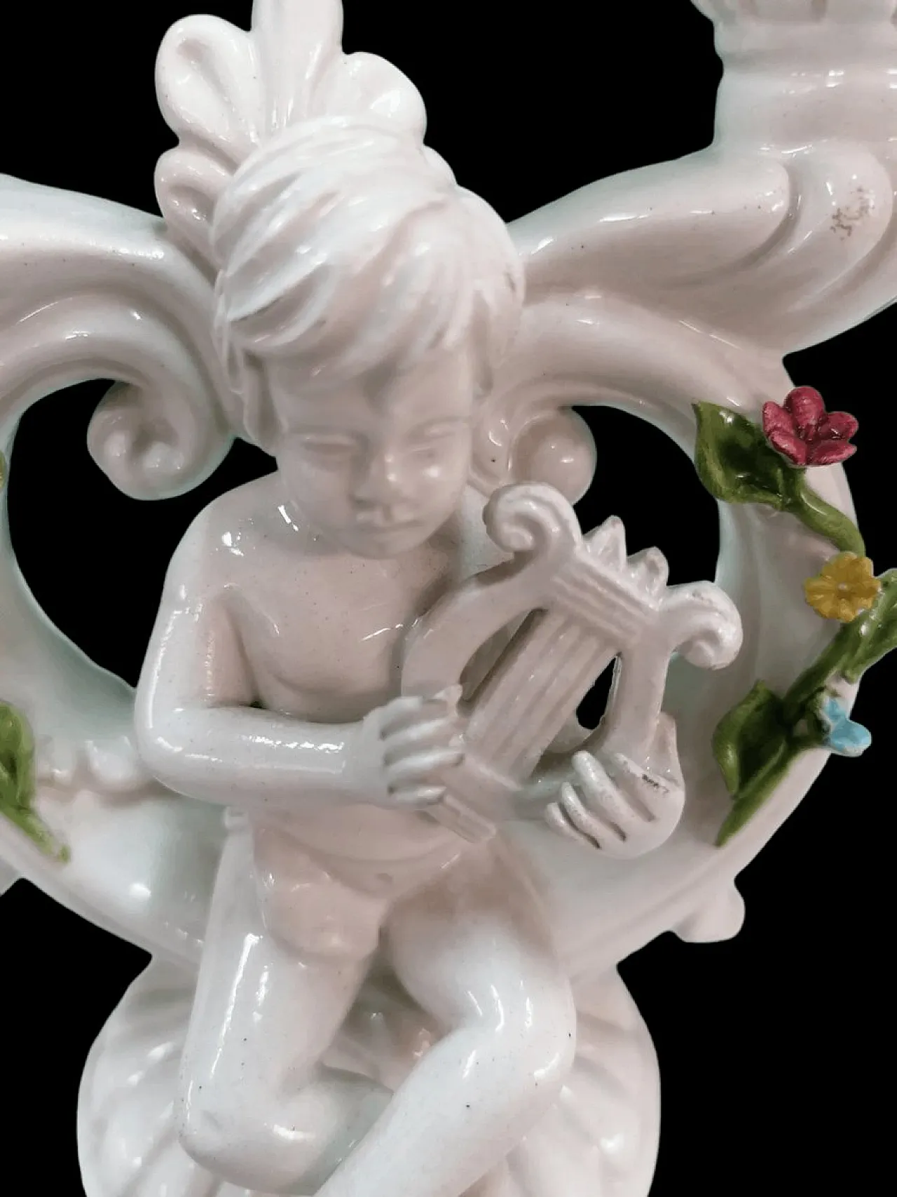 Portacandele in ceramica di Bassano, anni '50 2