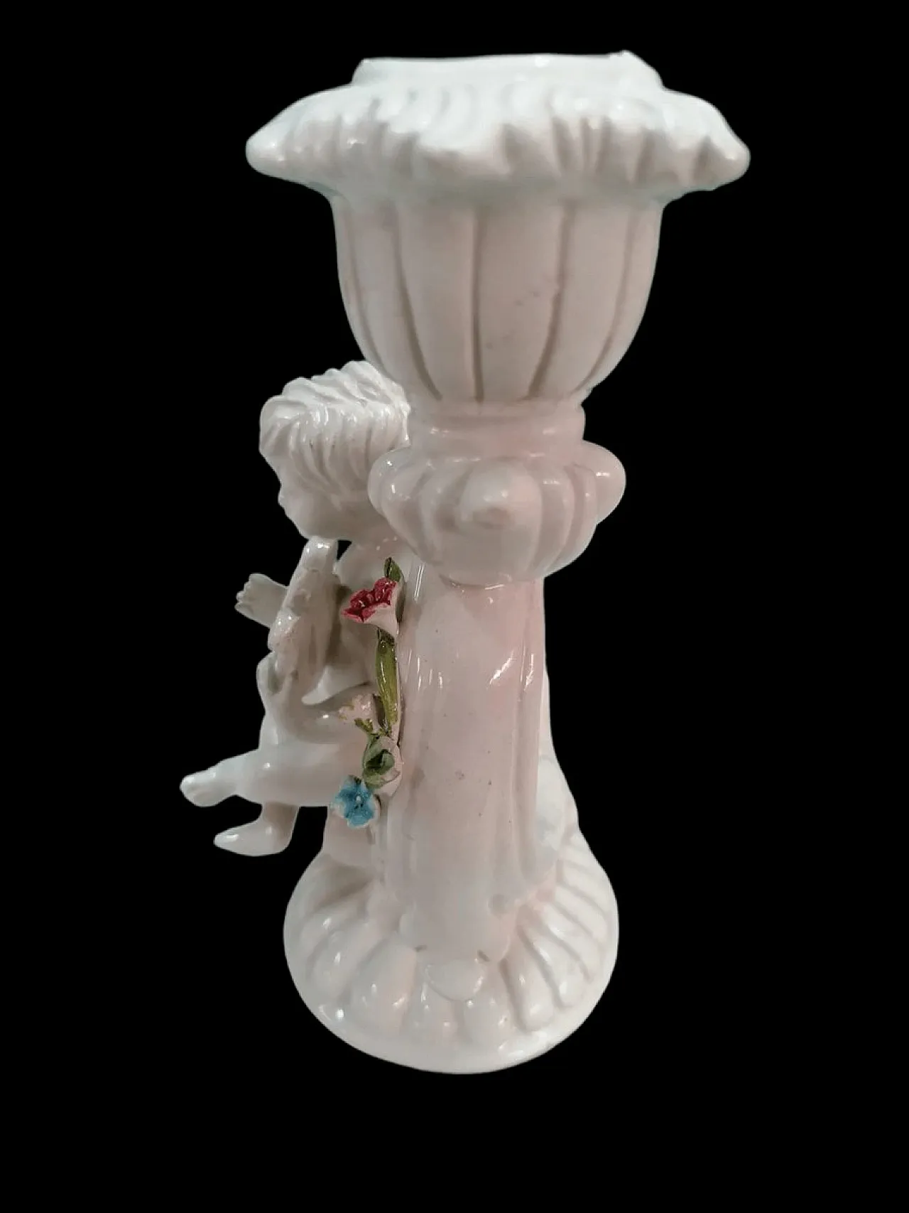 Portacandele in ceramica di Bassano, anni '50 3