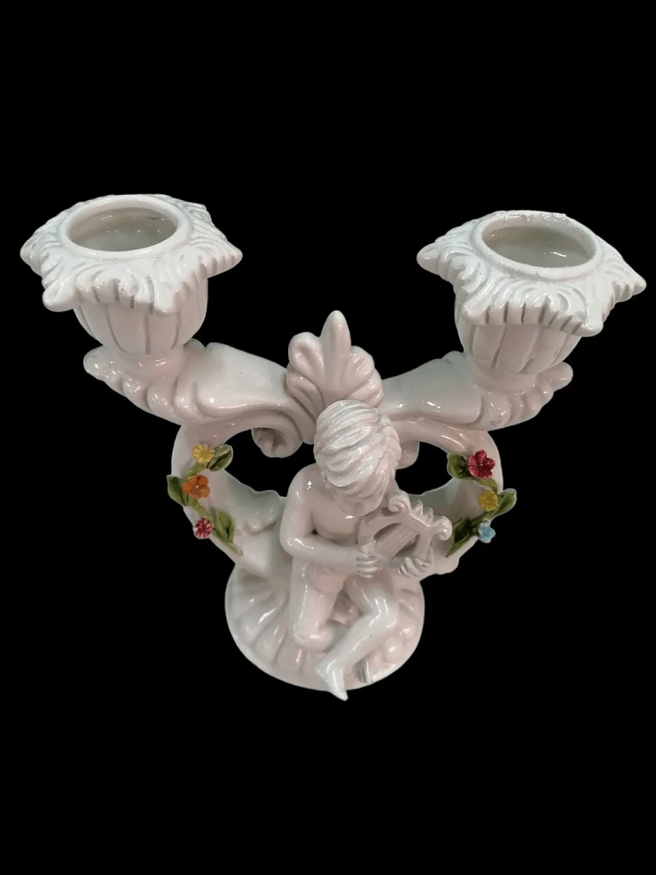 Portacandele in ceramica di Bassano, anni '50 4