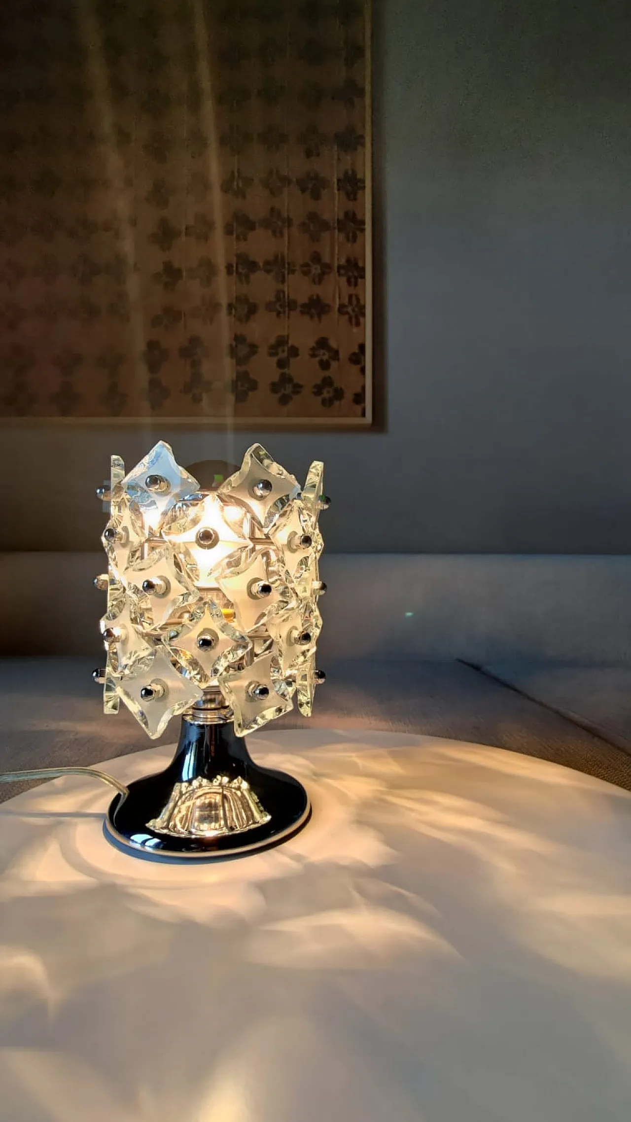 Pineapple lamp attributed to Fontana Arte, 70s 4