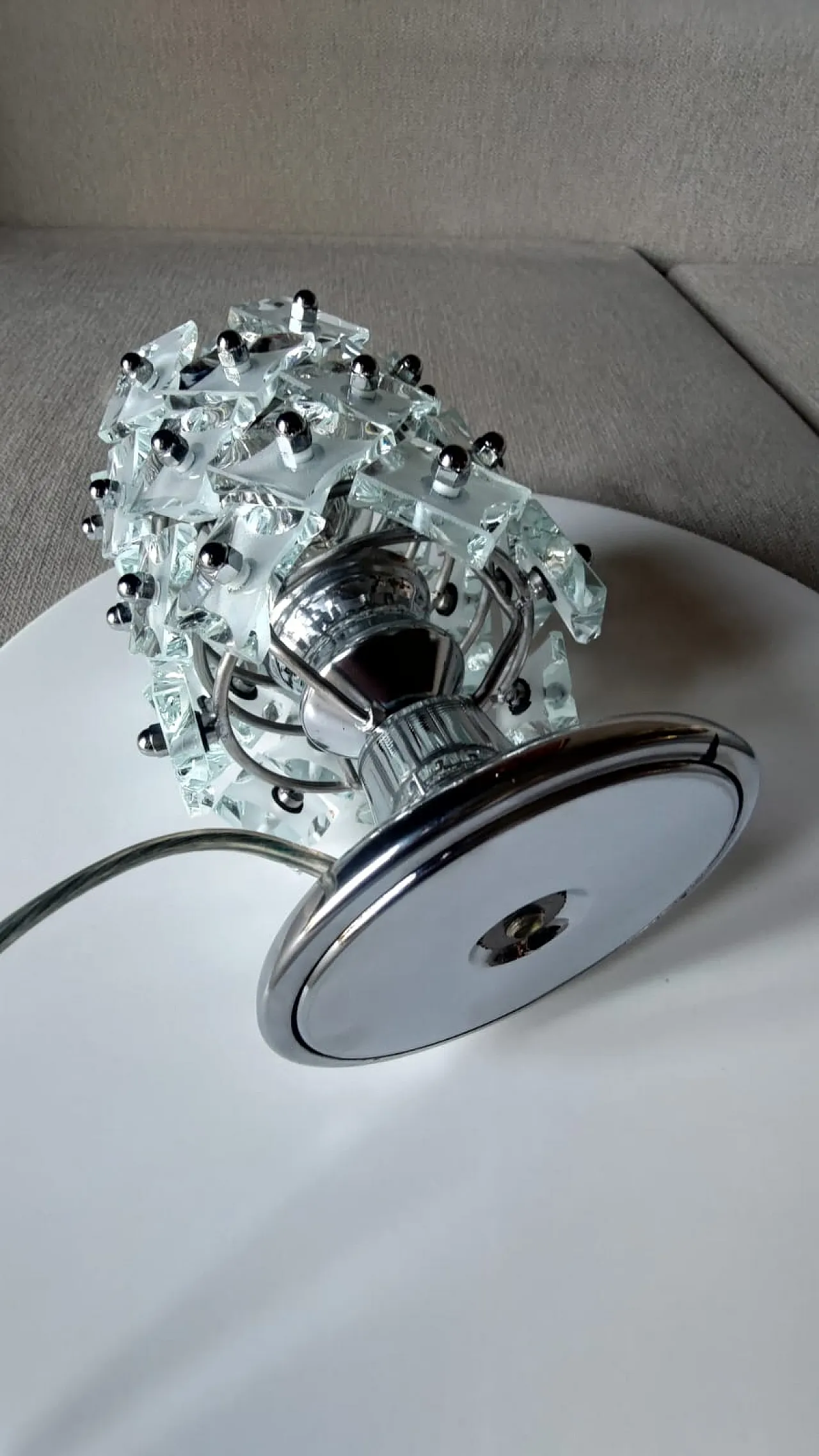 Pineapple lamp attributed to Fontana Arte, 70s 7