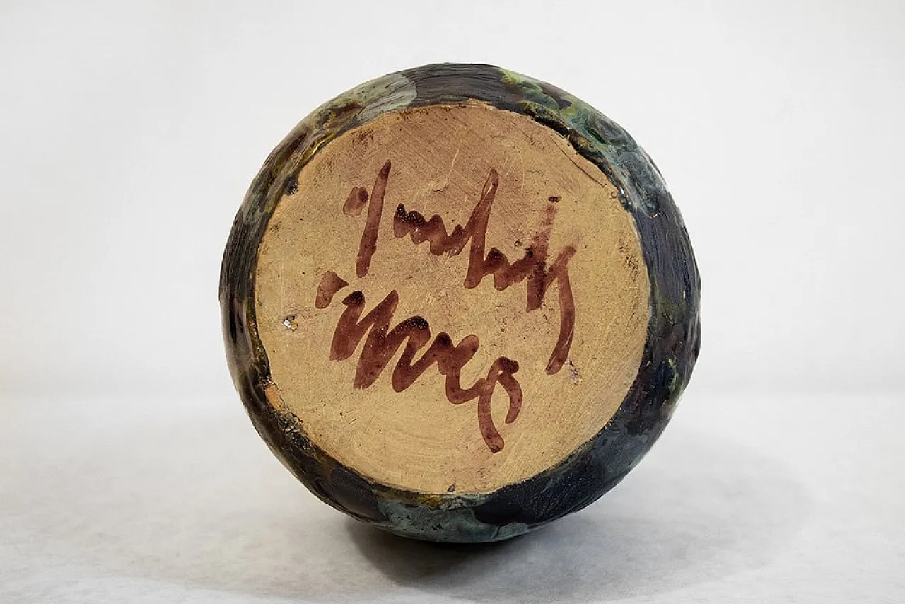 Vaso in ceramica di Spagnulo Italia, anni '50 4