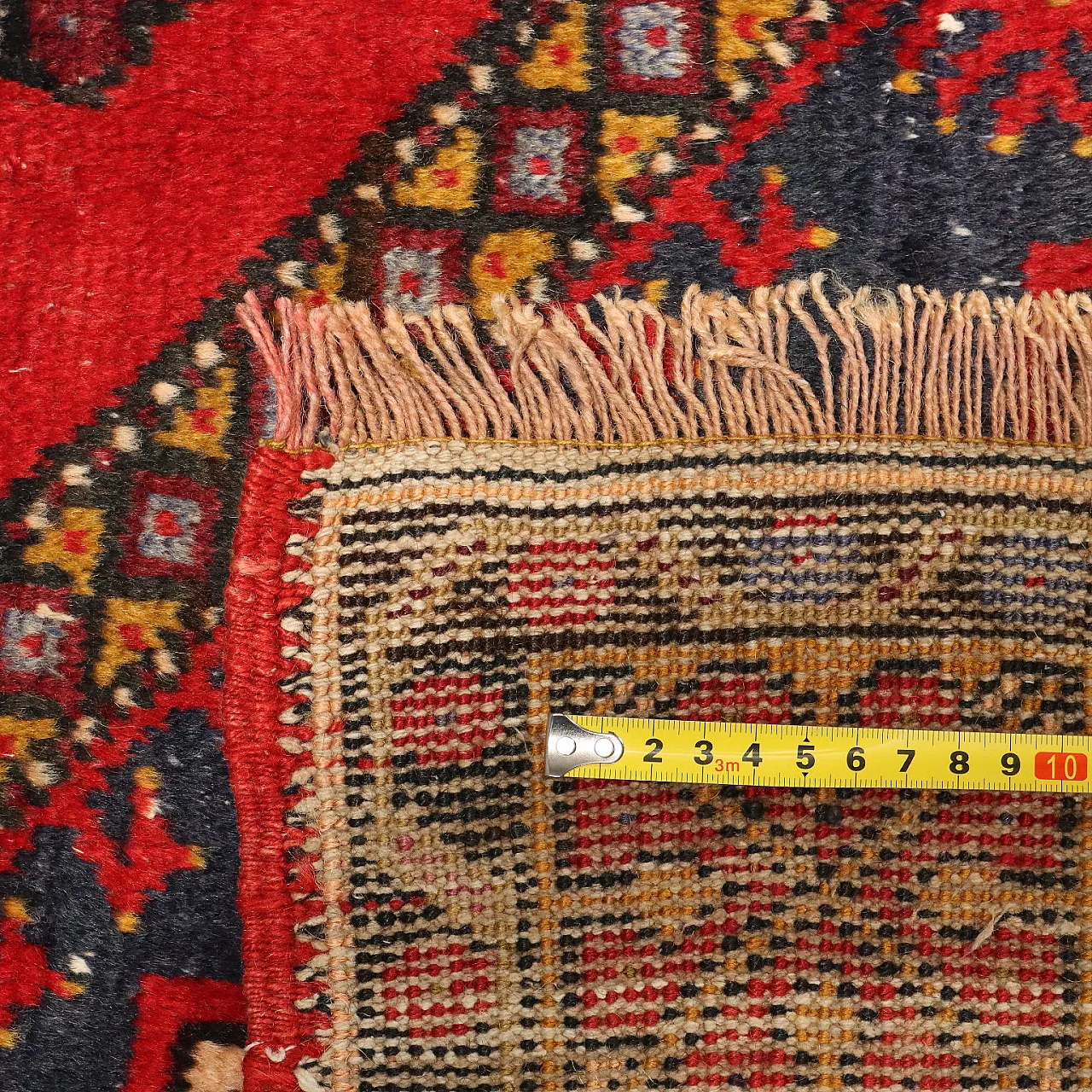 Tappeto Jorun in cotone e lana, nodo grosso, realizzato a mano, '900 7