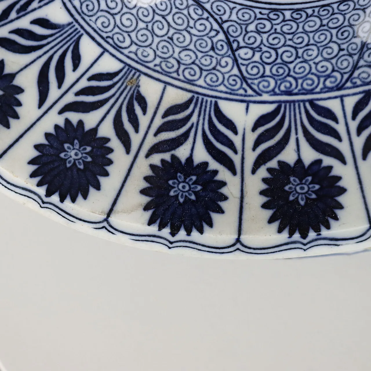 Zuppiera ovale in porcellana con decorata orientalisti blu, '900 6