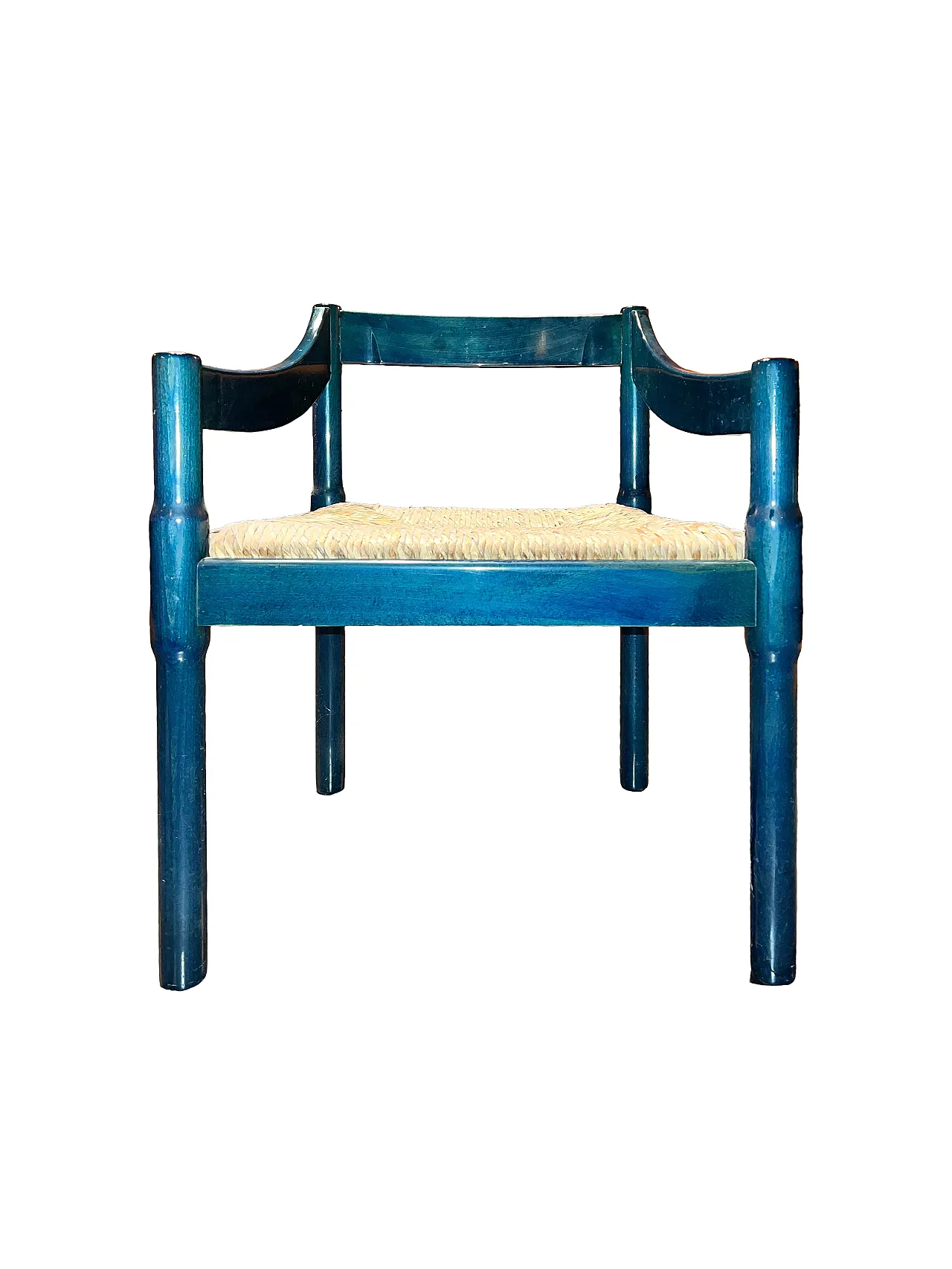 6 sedie Carimate di Vico Magistretti per Cassina in legno, anni '60 2