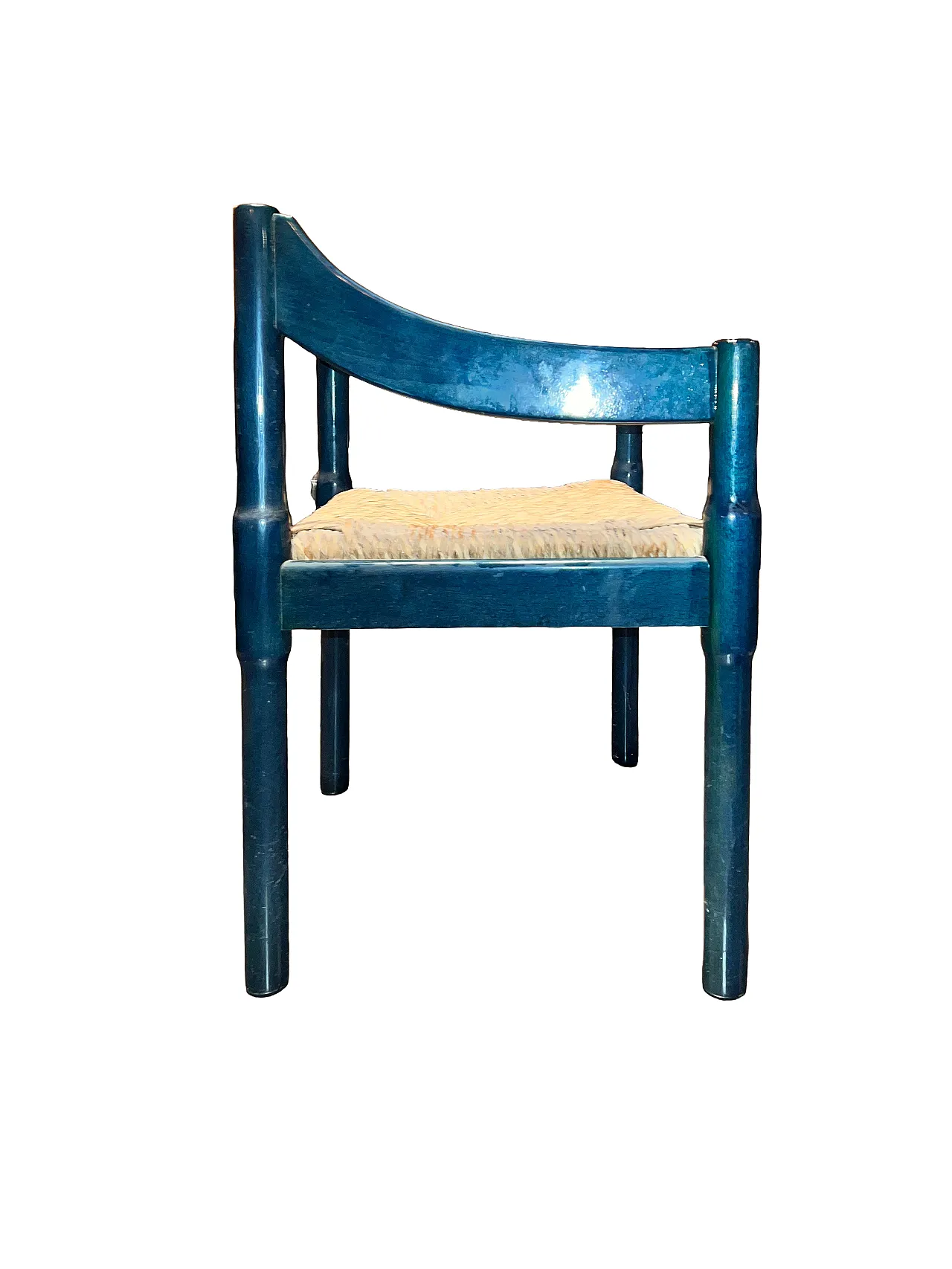 6 sedie Carimate di Vico Magistretti per Cassina in legno, anni '60 3