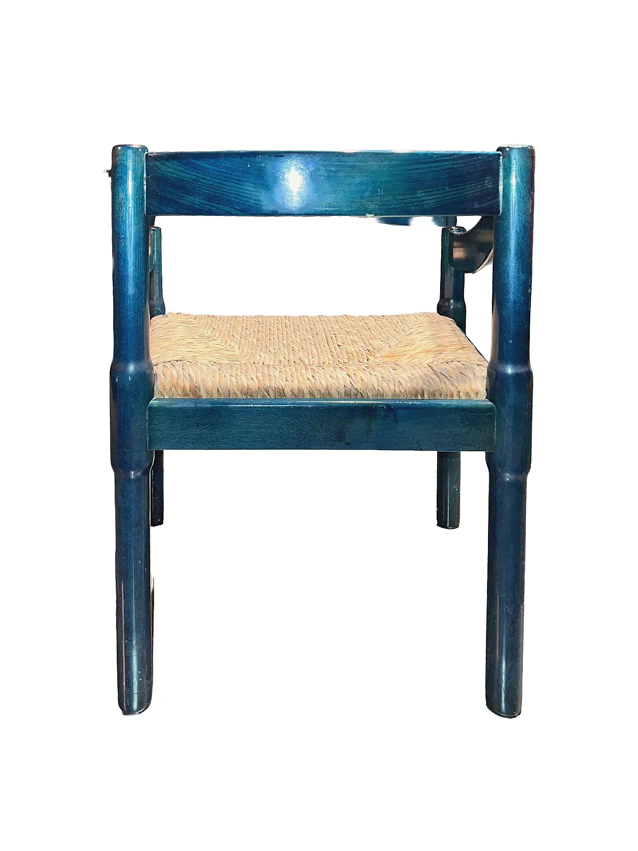 6 sedie Carimate di Vico Magistretti per Cassina in legno, anni '60 5