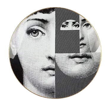 Piatto di Piero Fornasetti per Rosenthal Temi e Variazioni, '900