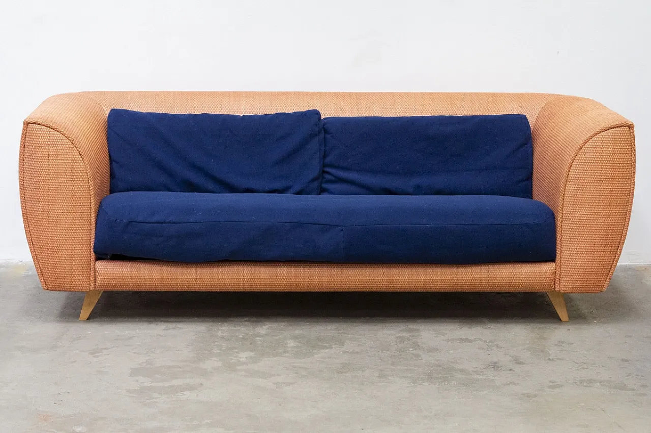 pair of Bon Ton Sofas by  Giuseppe Viganò for Bonacina, 1996 2