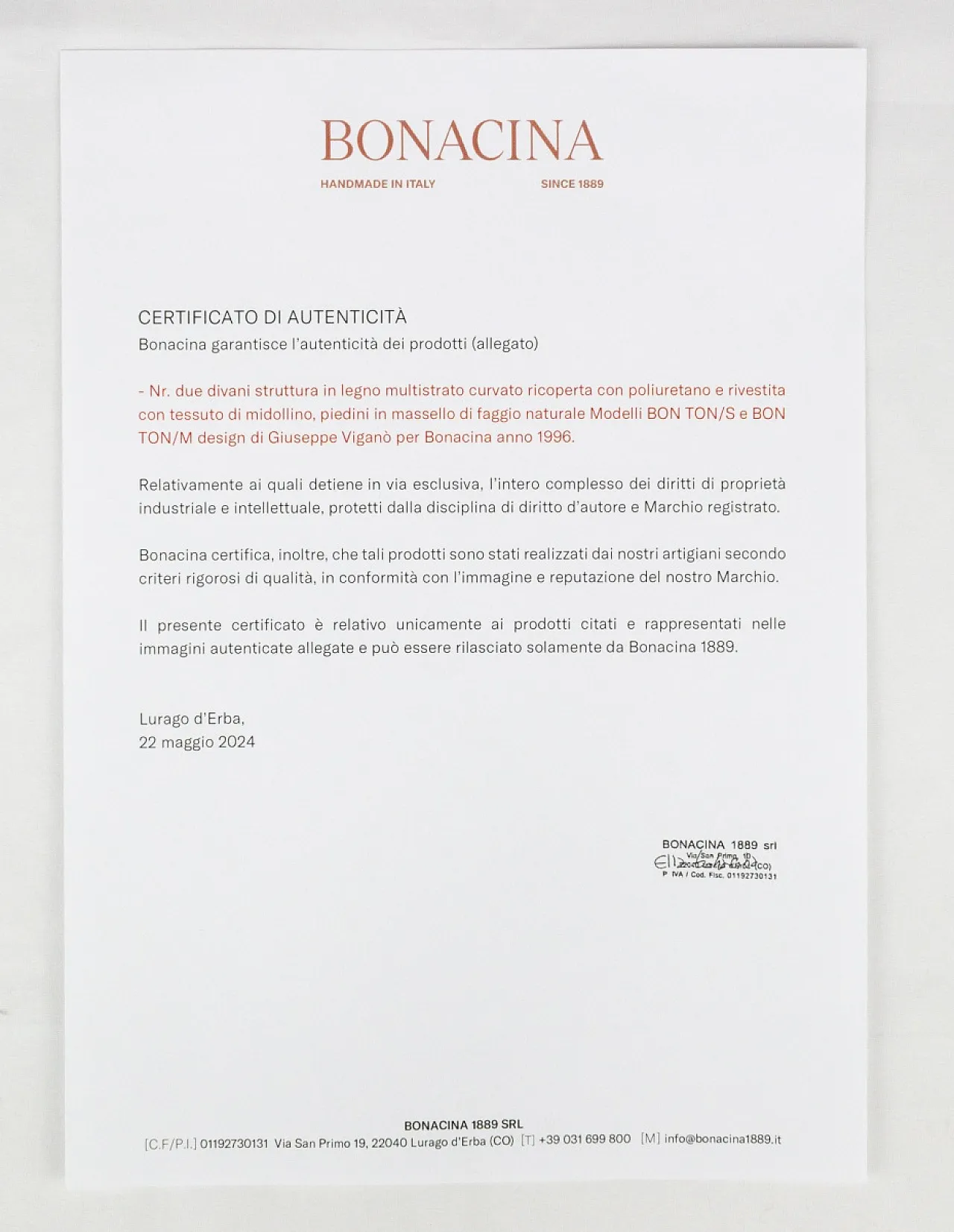 pair of Bon Ton Sofas by  Giuseppe Viganò for Bonacina, 1996 23