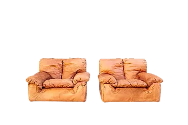 Coppia di poltrone di T.Ammannati e G.Vitelli per Brunati, anni '70