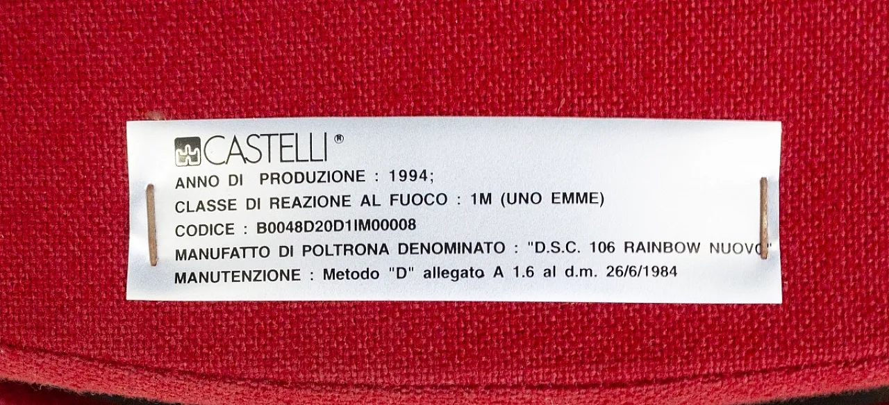 3 DSC 106 Rainbow di Giancarlo Piretti per Anonima Castelli, anni '90 10