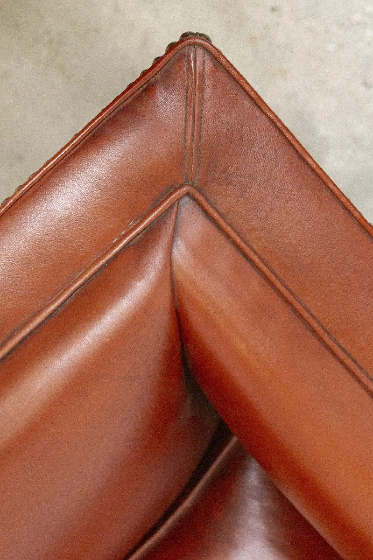 Leather Armchair with Footstool 9