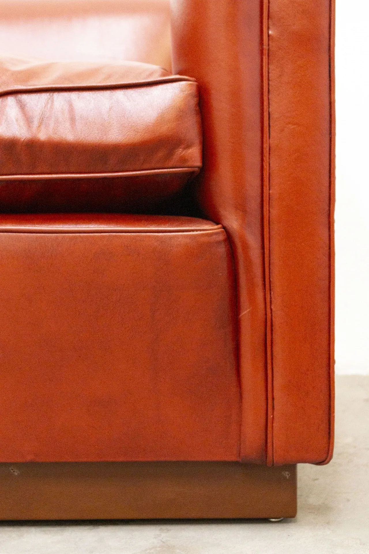Leather Armchair with Footstool 10