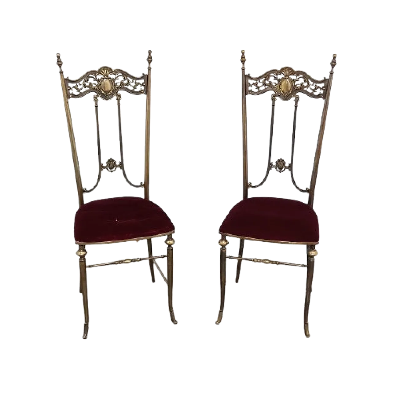 Pair of chairs by Pier Luigi Colli, Mid-Century style, 1950s 16