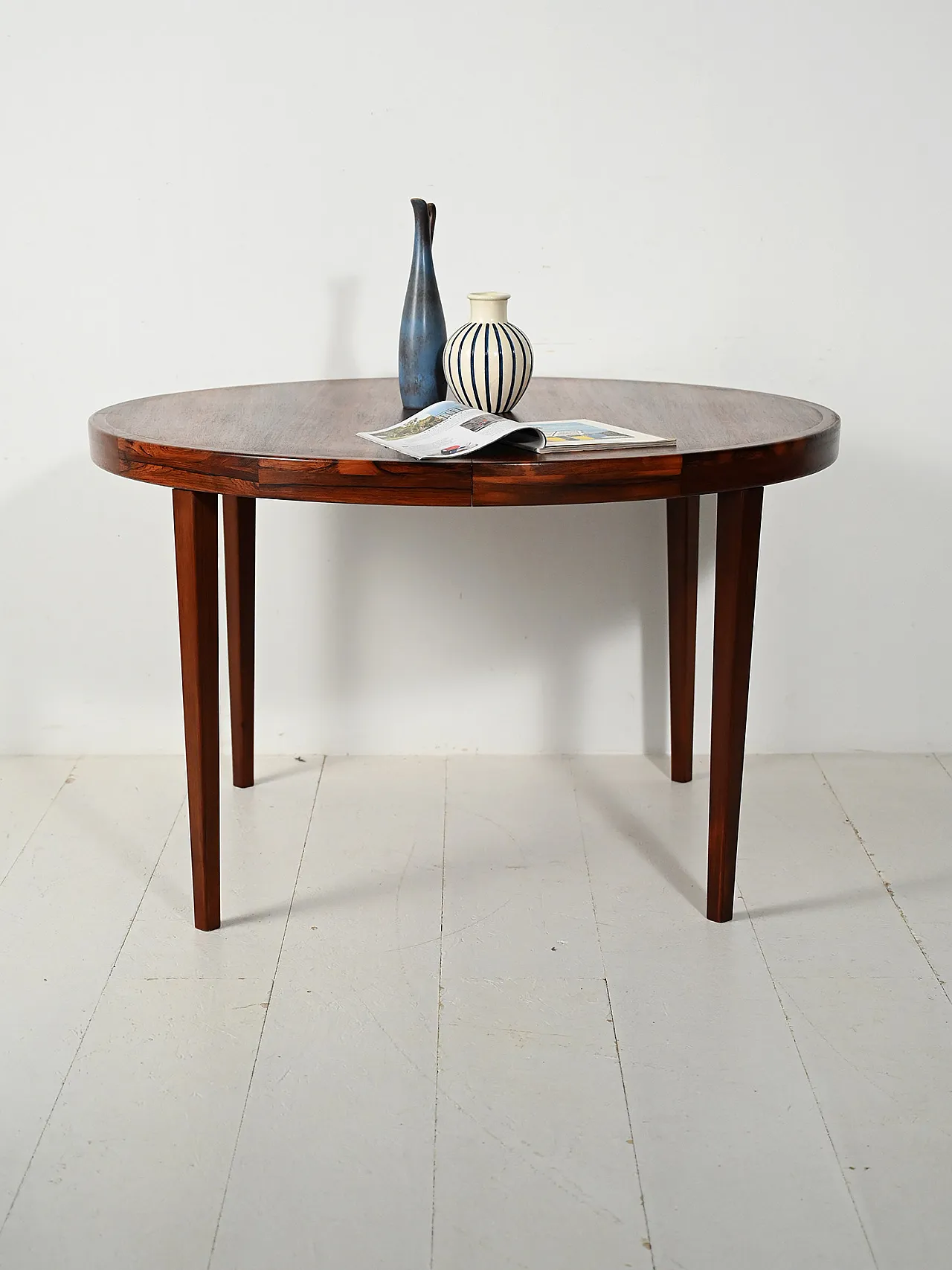 Tavolo rotondo danese in palissandro anni ’50/’60 4