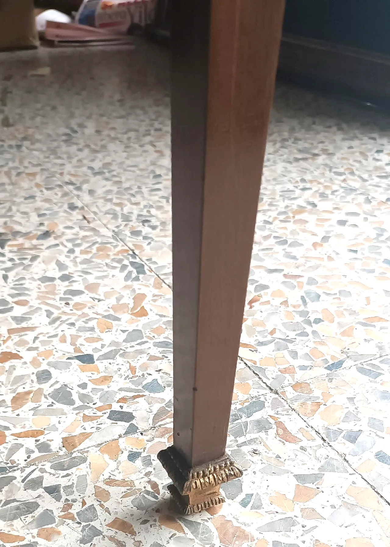 Scrittoio con piano scorrevole in mogano Luigi XVI, '800 8