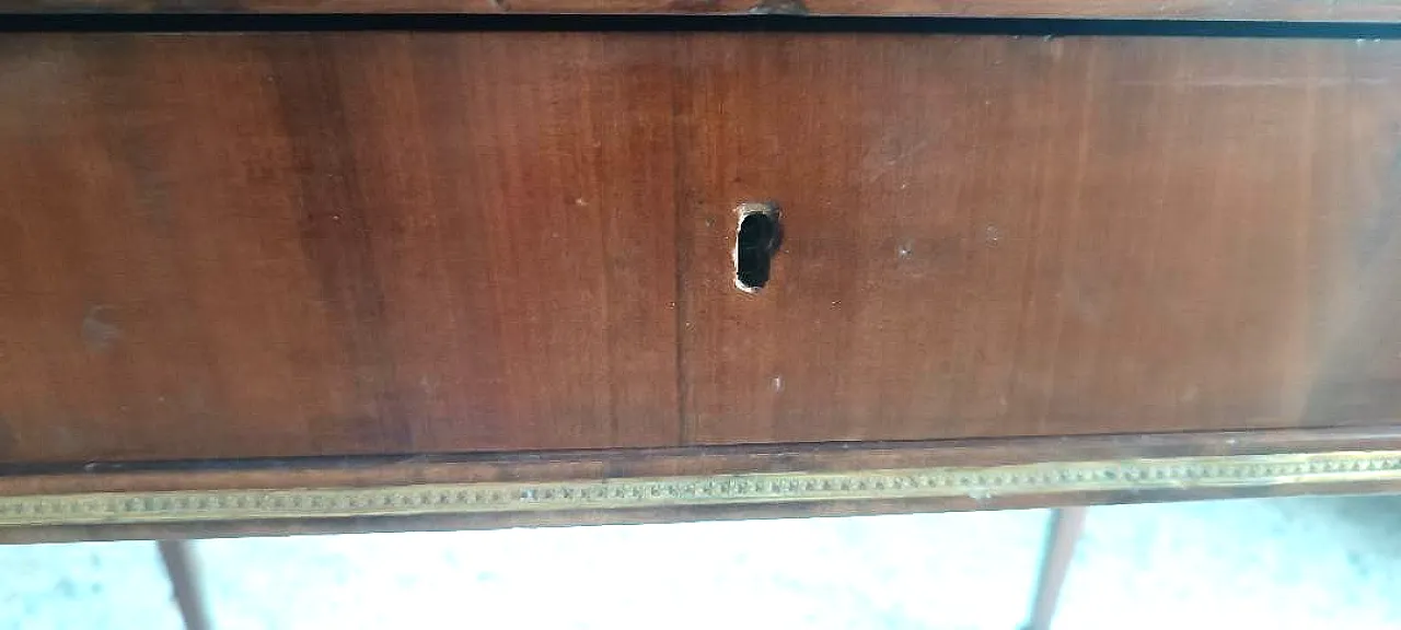 Scrittoio con piano scorrevole in mogano Luigi XVI, '800 14