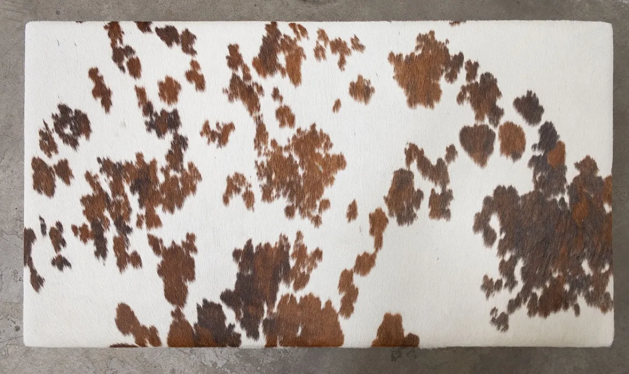 Pouf Contenitore in Legno rivestito in Pelle 6