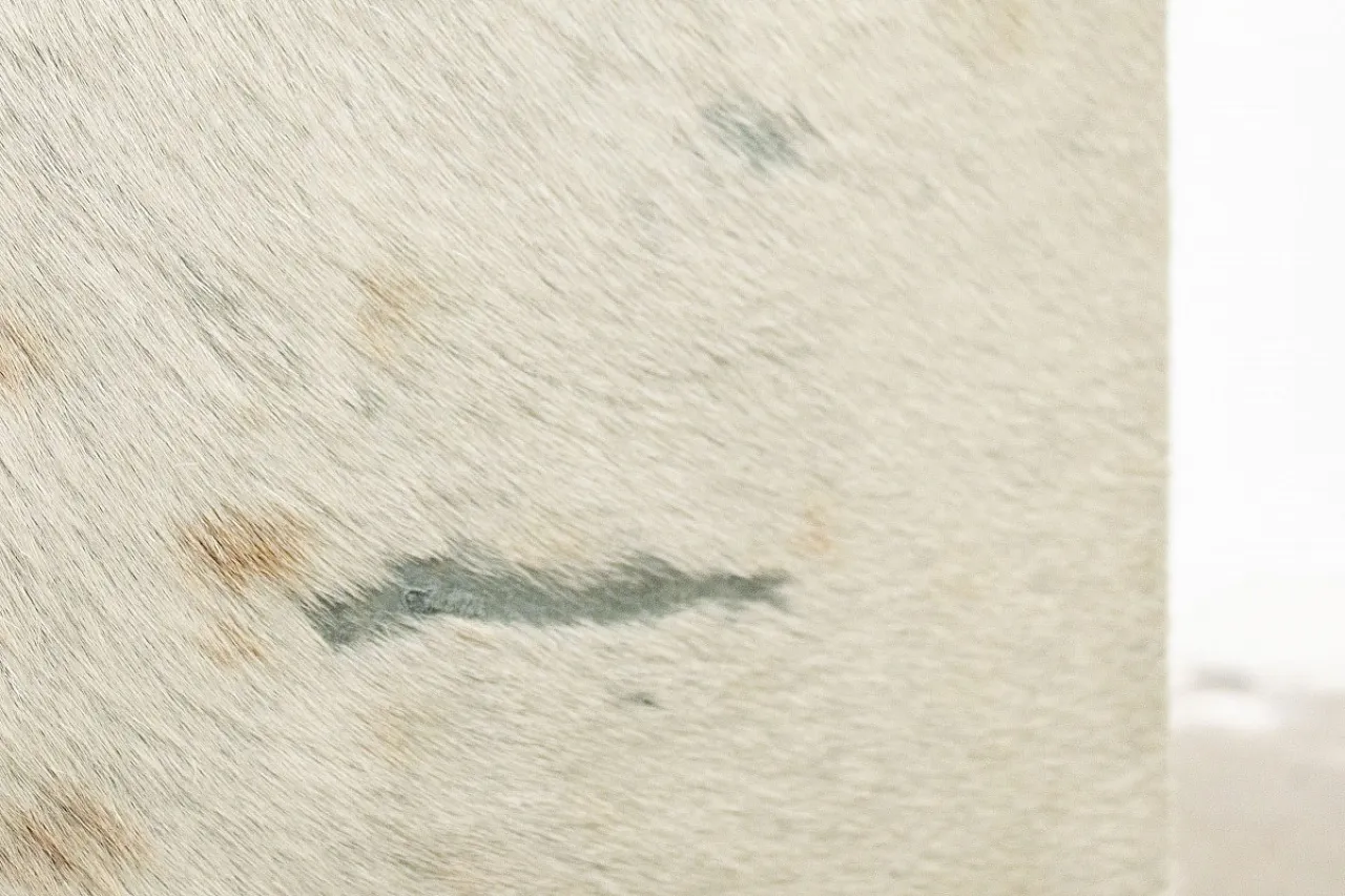 Pouf Contenitore in Legno rivestito in Pelle 10