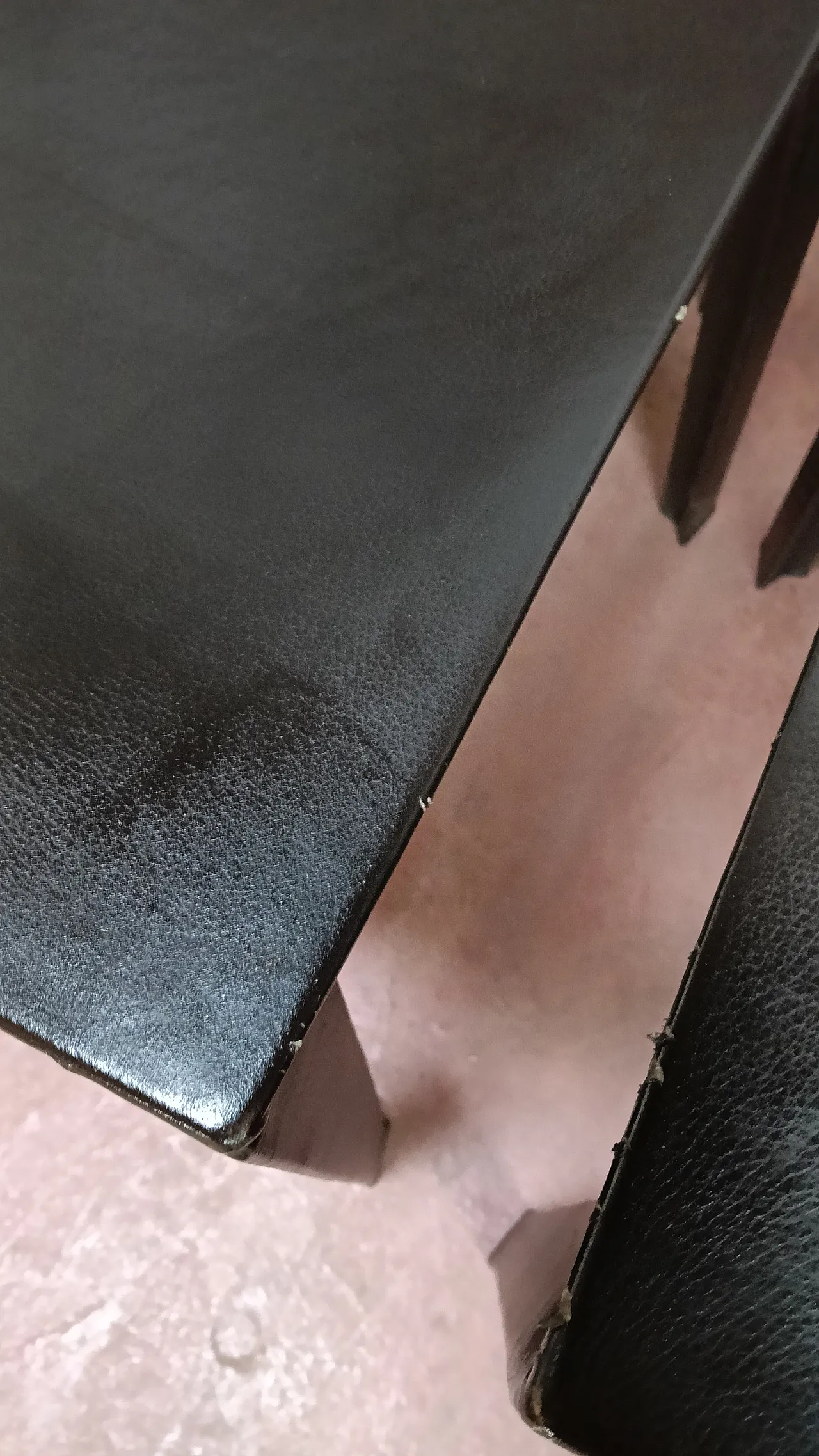 6 Lola chairs by Poltrona Frau in dark brown, 80s 3