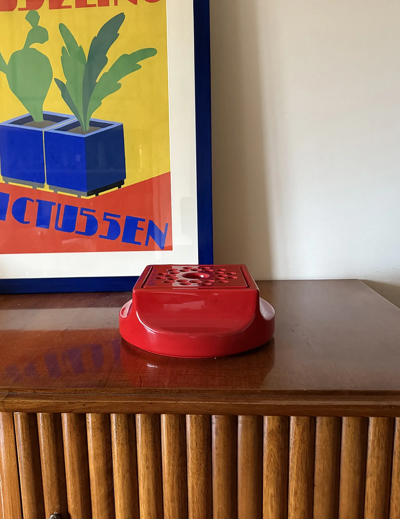 Posacenere in ceramica Space Age, Studio Opi per Gabbianelli, 1970 2