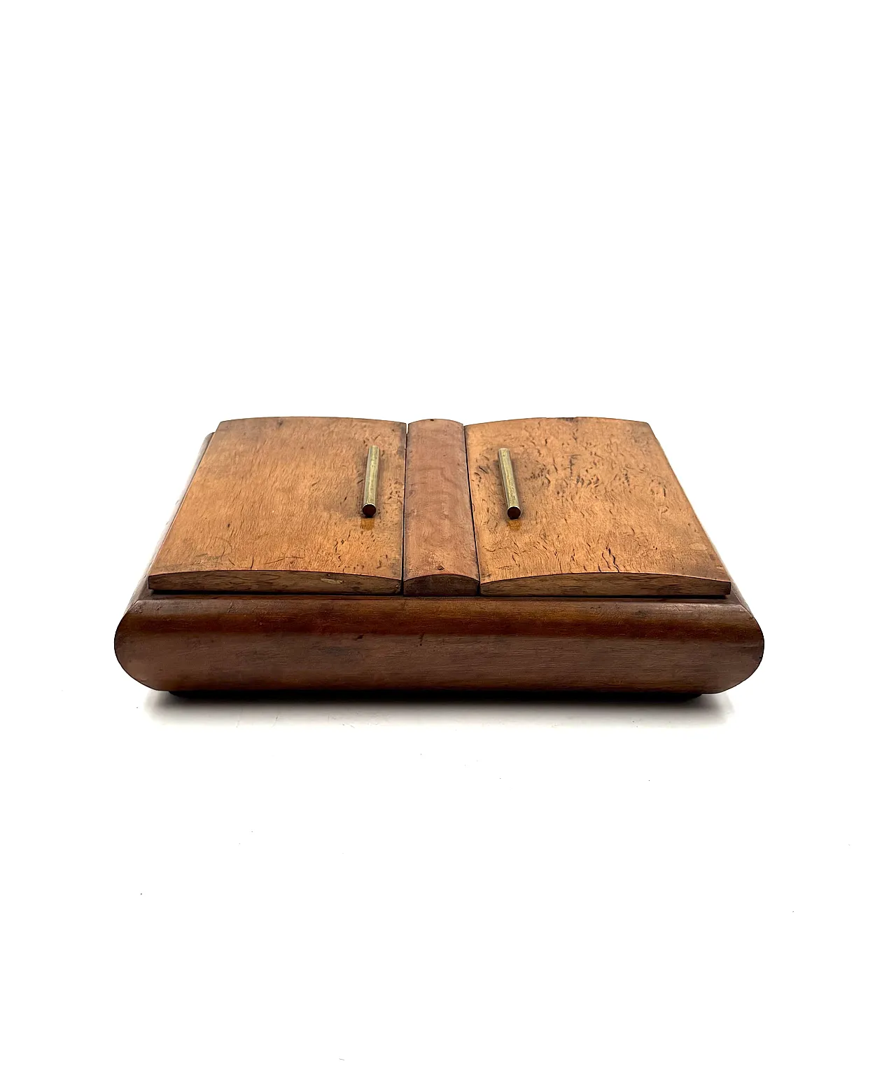 Art Deco wooden cigarette case, 1940s 4
