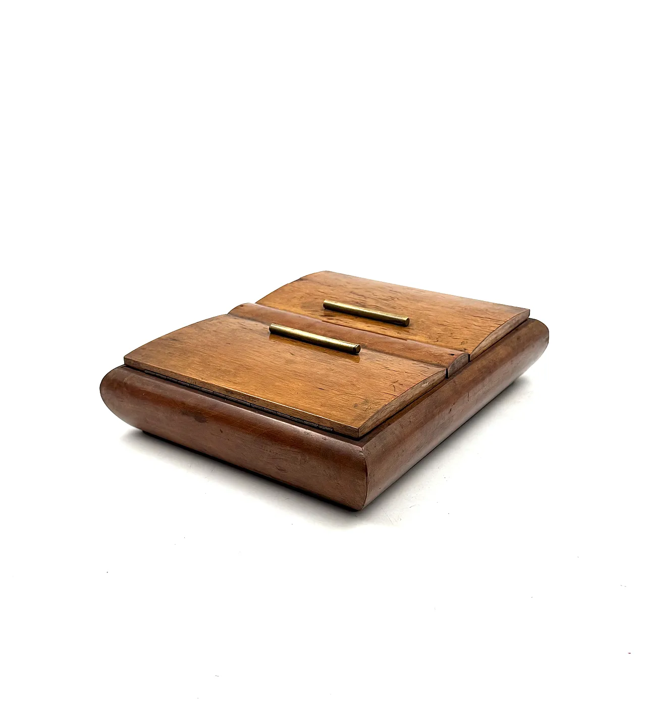 Art Deco wooden cigarette case, 1940s 6
