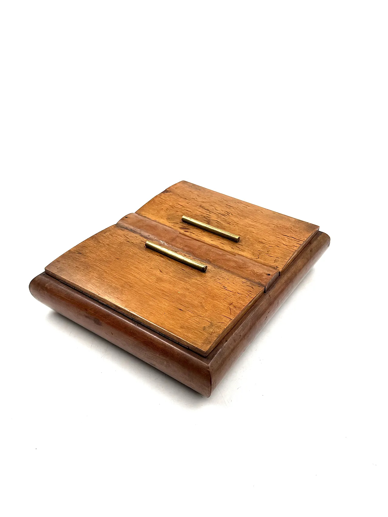 Art Deco wooden cigarette case, 1940s 8
