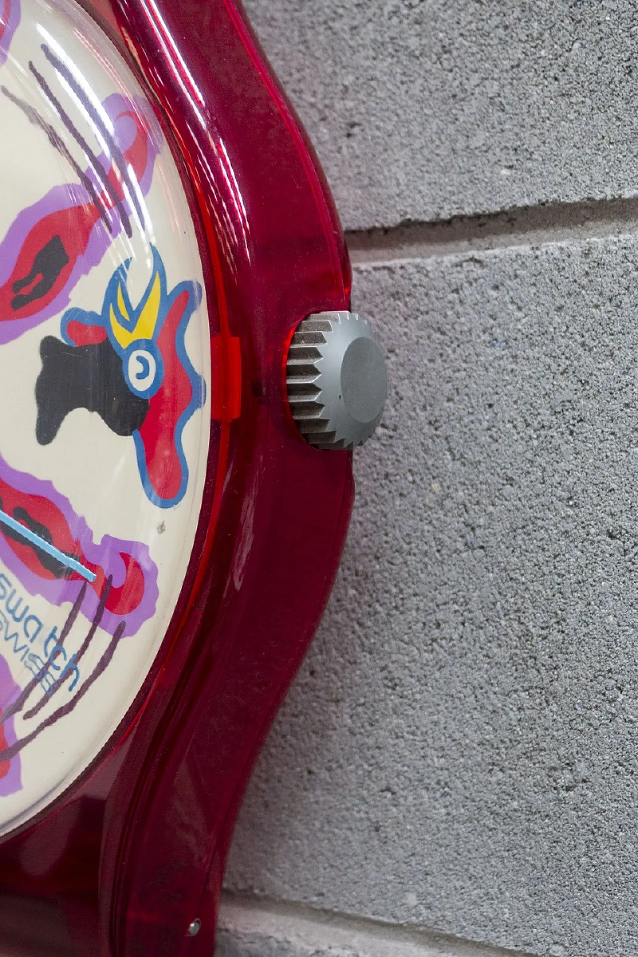 Swatch Maxi Chicchirichi, Wall clock 1991 | intOndo