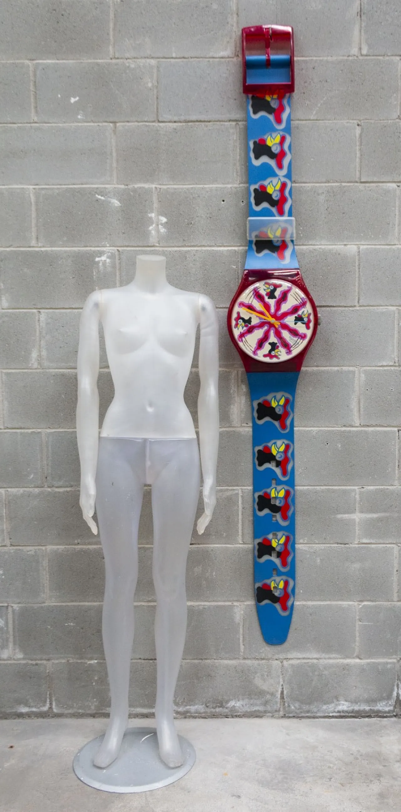 Swatch Maxi Chicchirichi, Wall clock 1991 | intOndo