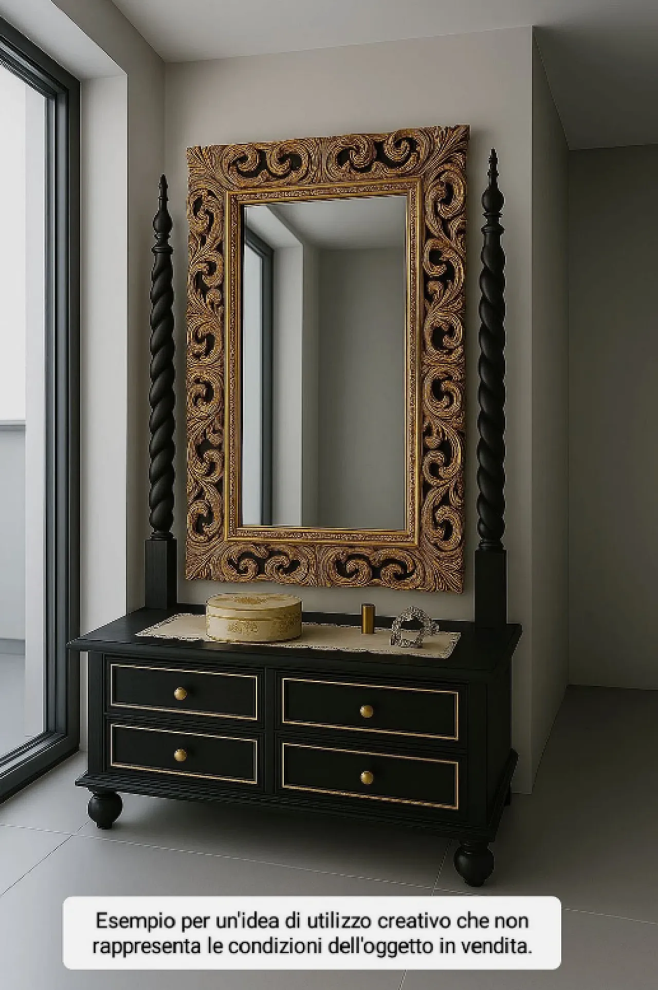 Louis Philippe mirror chest of drawers, 19th century 3