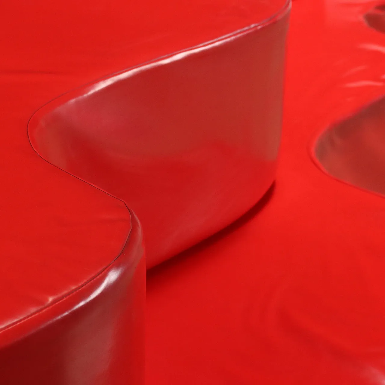 Divano Superonda rosso di Archizoom per Poltronova, Anni '70 6