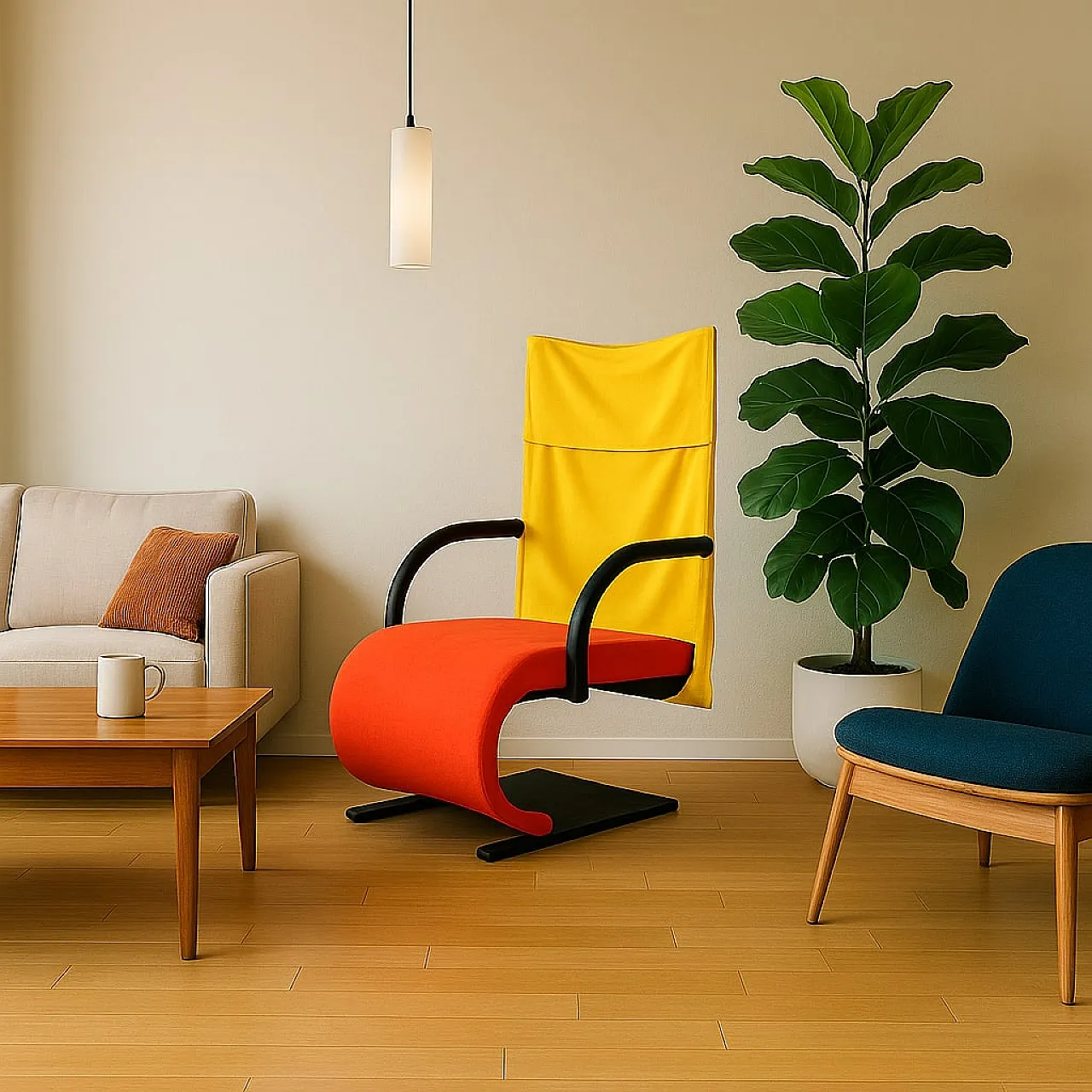 Poltrona Zen di Claude Brisson per Ligne Roset, anni '80 2