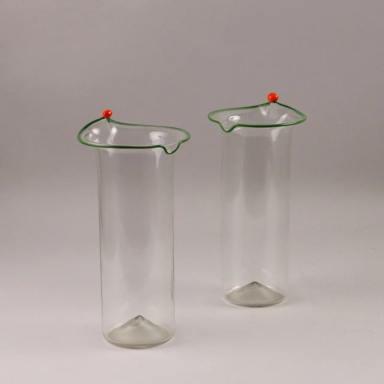 Coppia di Vasi in Vetro Venini 1