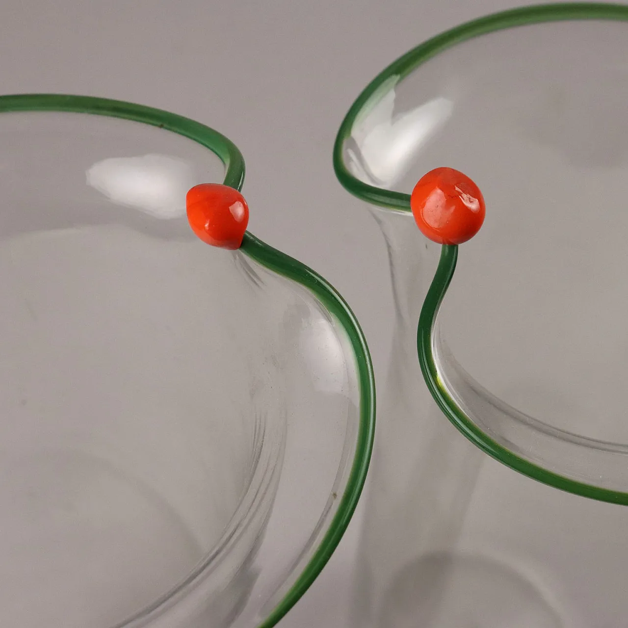 Coppia di Vasi in Vetro Venini 4