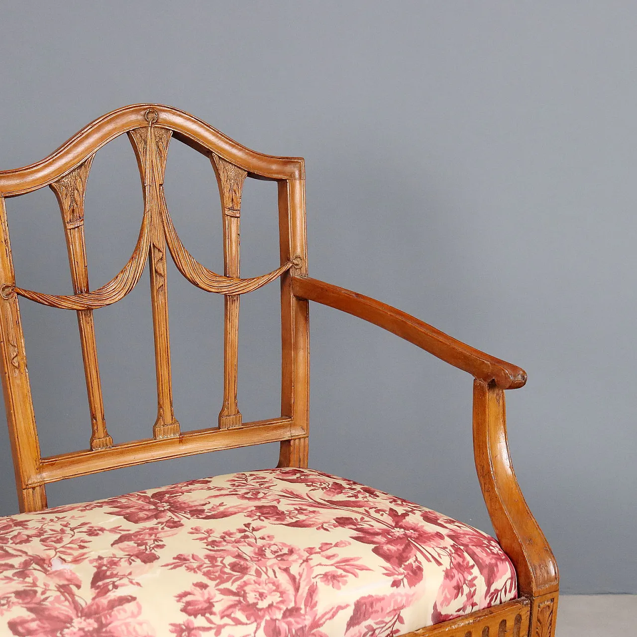 Divano portego in stile neoclassico, primo '800 4