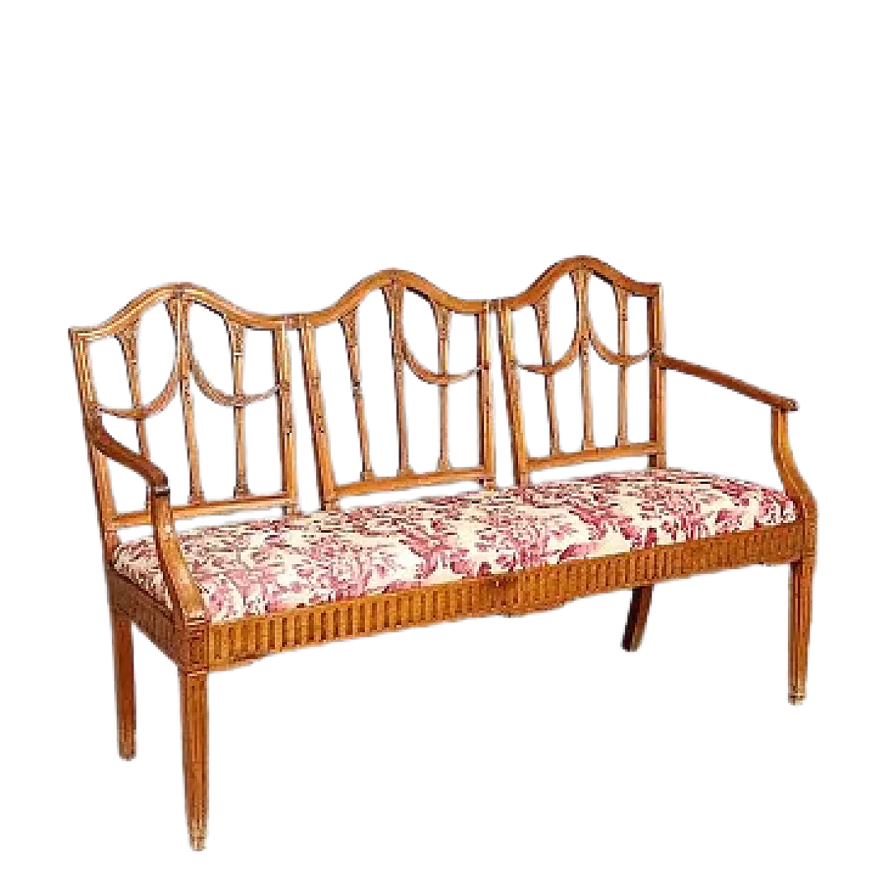 Divano portego in stile neoclassico, primo '800 12