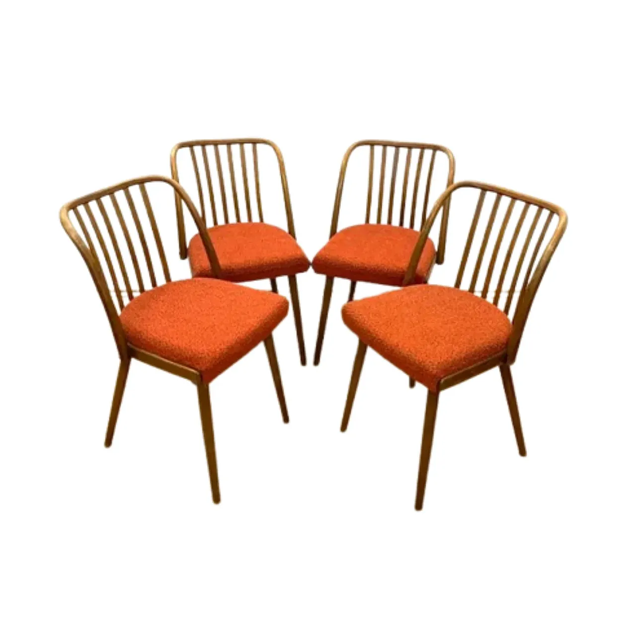 4 sedie, TON di A. Šuman, anni '60 1