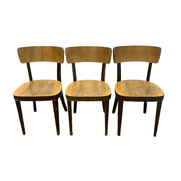 3 Sedie retrò, Thonet, anni '50