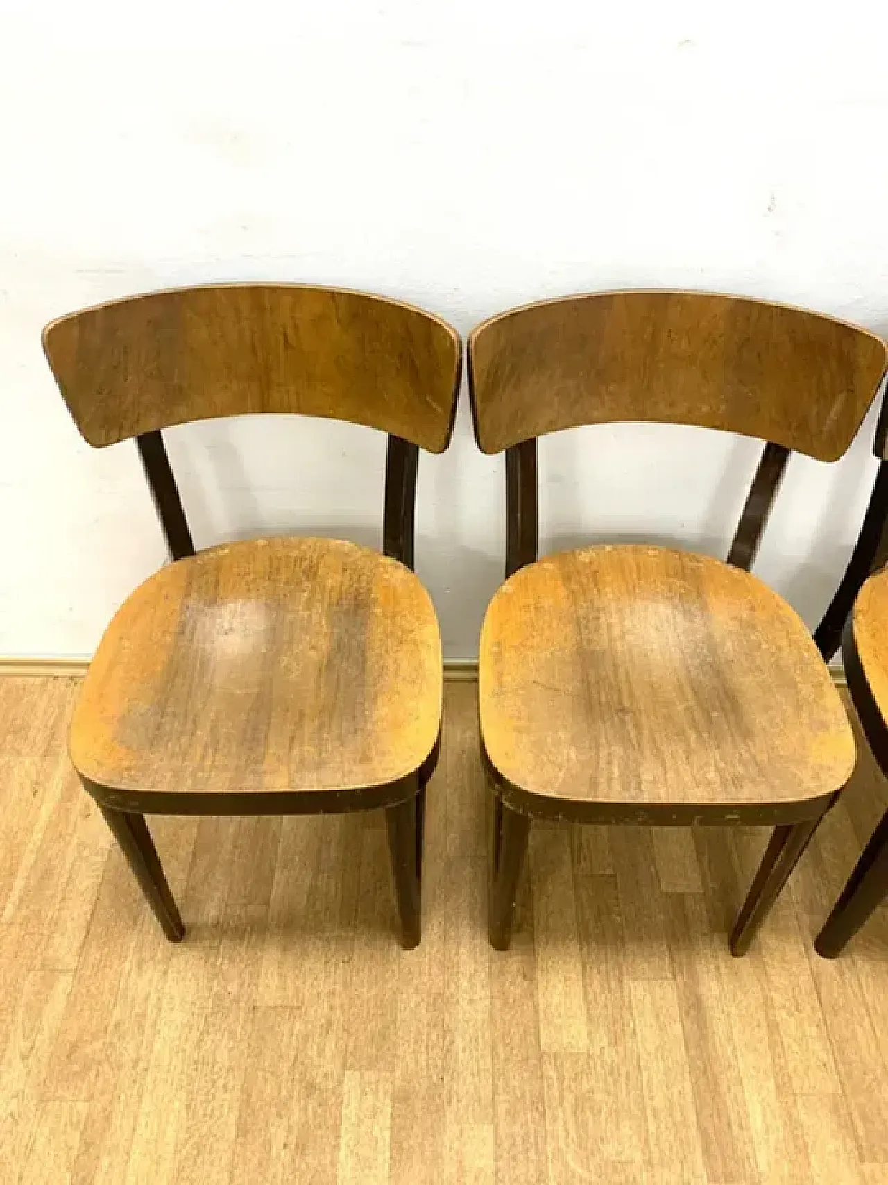 3 Sedie retrò, Thonet, anni '50 3