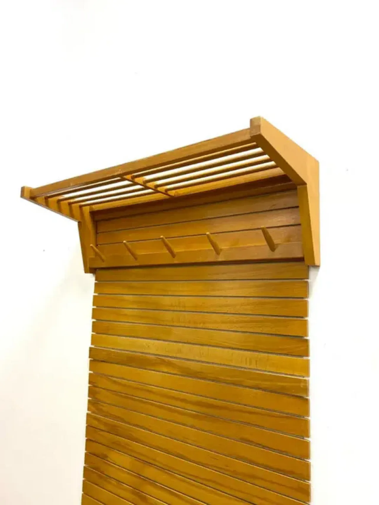 Appendiabiti da parete retrò, ÚLUV, anni '60 6