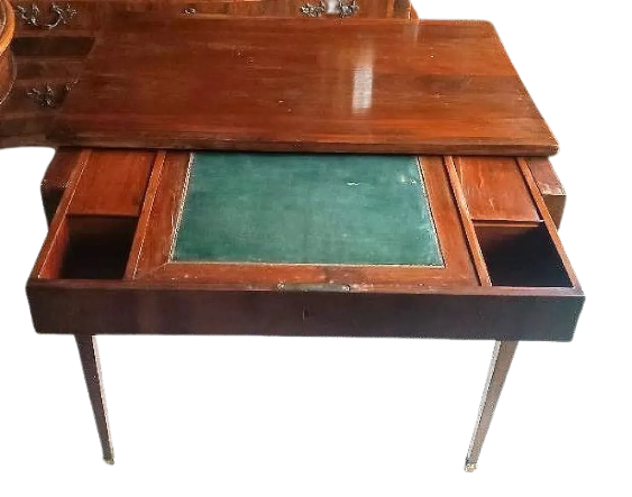 Scrittoio con piano scorrevole in mogano Luigi XVI, '800 16