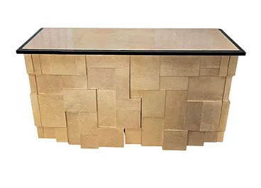 Credenza a due ante in pergamena, '900