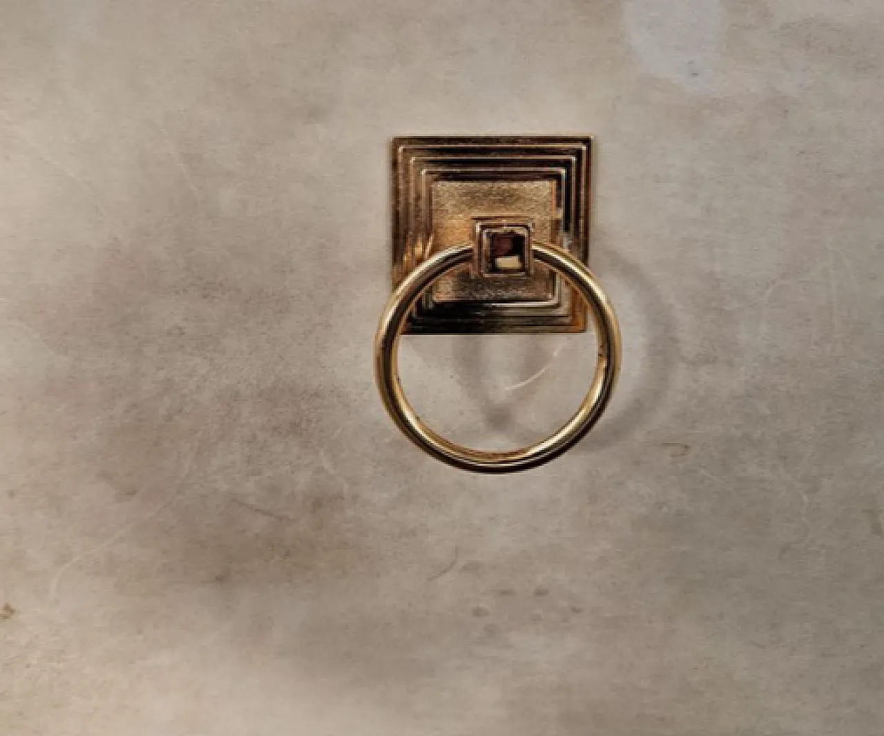 Credenza a quattro ante in pergamena, '900 5