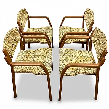 4 poltrone Retro TON di Ludvík Volák, anni '60