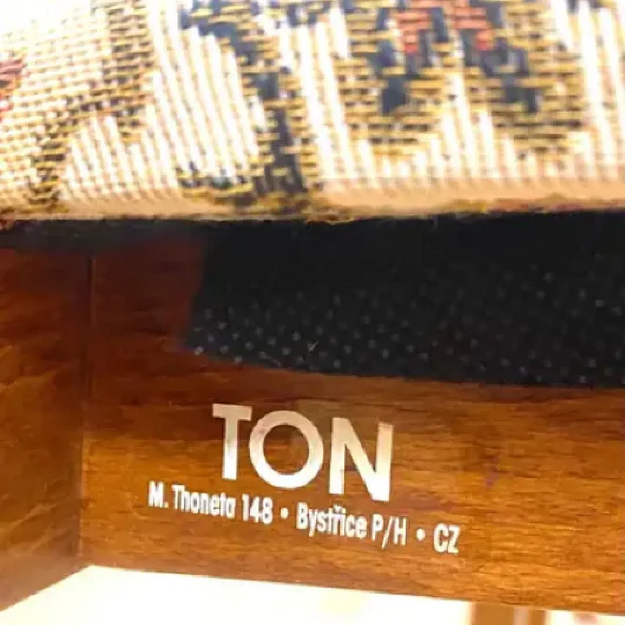 4 poltrone Retro TON di Ludvík Volák, anni '60 10